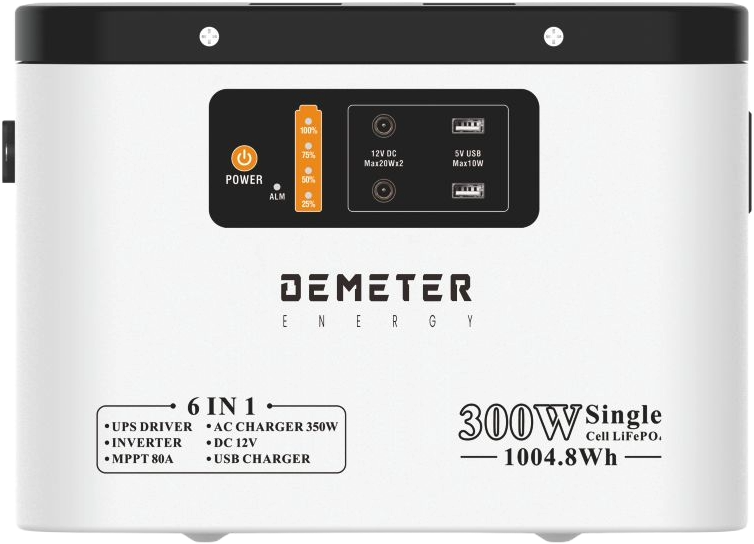 300W Portable Solar Generator (Table top)